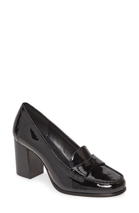 michael kors buchanan block-heel leather loafers|Michael Michael Kors Buchanan Mid Loafer .